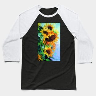 Sunflowers Baseball T-Shirt